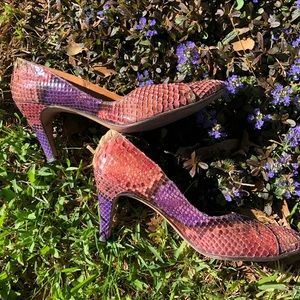 Vintage Thos Cort Ltd. Snake Skin Heels
